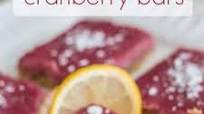 Creamy Cranberry Bars Creamy Cranberry Bars