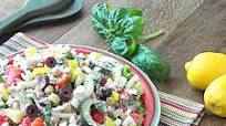 Mediterranean Tuna Chickpea Salad with Lemon Tahini Dressing Mediterranean Tuna Chickpea Salad with Lemon Tahini Dressing