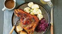 German-style roast pork with beer gravy German-style roast pork with beer gravy