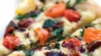 Rustic Pizza with Baby Arugula, Pancetta and Tomatoes Rustic Pizza with Baby Arugula, Pancetta and Tomatoes
