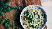 Roasted Garlic and Cauliflower Dip with Toasted Pepitas Roasted Garlic and Cauliflower Dip with Toasted Pepitas