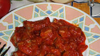 Carne con tomate - Gurmé Carne con tomate - Gurmé