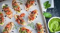 Pesto and Goat Cheese Bruschetta Pesto and Goat Cheese Bruschetta