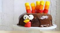 Chocolate-Dipped Marshmallow Turkey Cake Chocolate-Dipped Marshmallow Turkey Cake