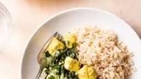Vegan Saag Paneer with Collard Greens and Tofu Vegan Saag Paneer with Collard Greens and Tofu