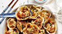 Wontons en Salsa de Chile con Ajo Wontons en Salsa de Chile con Ajo