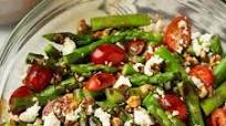 Asparagus, Tomato and Feta Salad with Balsamic Vinaigrette Asparagus, Tomato and Feta Salad with Balsamic Vinaigrette