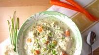 Creamy Broccoli, Cauliflower, and Chicken Soup (paleo, GF) Creamy Broccoli, Cauliflower, and Chicken Soup (paleo, GF)