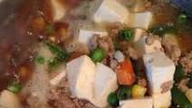 Tofu and Ground Pork with Peas Tofu and Ground Pork with Peas