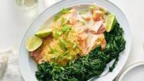 Roasted Salmon With Ginger-Lime Butter Roasted Salmon With Ginger-Lime Butter