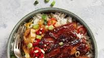 Sticky BBQ Pork Rice Bowl Sticky BBQ Pork Rice Bowl