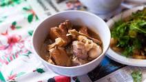 Pork and egg stew (thit kho nuoc dua) Pork and egg stew (thit kho nuoc dua)