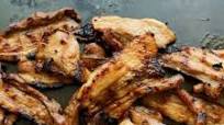 Chili Glazed Grilled Pork Belly Strips Chili Glazed Grilled Pork Belly Strips