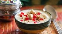 Kela Anar Raita Recipe (Banana Pomegranate Yogurt Dip Flavoured With Mustard) Kela Anar Raita Recipe (Banana Pomegranate Yogurt Dip Flavoured With Mustard)