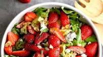 Spinach Strawberry Walnut Salad with Poppy Seed Dressing Spinach Strawberry Walnut Salad with Poppy Seed Dressing