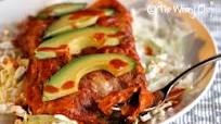 Quick Bean and Cheese Enchiladas: Ready in 15 minutes! Quick Bean and Cheese Enchiladas: Ready in 15 minutes!