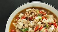 Tofu and Ground Pork in Black Bean Sauce Tofu and Ground Pork in Black Bean Sauce