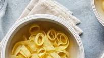 Golden Chicken Broth With Real Egg Noodles From Julia Turshen Golden Chicken Broth With Real Egg Noodles From Julia Turshen