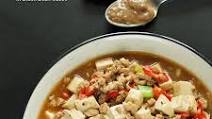 Tofu and Ground Pork in Black Bean Sauce Tofu and Ground Pork in Black Bean Sauce