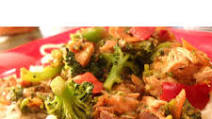 Stir-Fried Chicken with Tofu and Mixed Vegetables Stir-Fried Chicken with Tofu and Mixed Vegetables