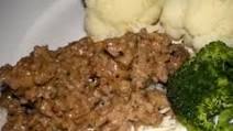 Hamburger & Cream of Mushroom Soup Over Rice Hamburger & Cream of Mushroom Soup Over Rice