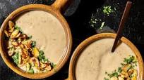 Harissa-Spiced Cauliflower Almond Soup Harissa-Spiced Cauliflower Almond Soup