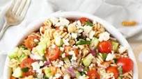 Greek Pasta Salad with Feta Cheese Greek Pasta Salad with Feta Cheese