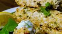 Lemon and Herb Chicken Kebab with Yogurt Raita Lemon and Herb Chicken Kebab with Yogurt Raita