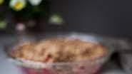 Healthy Vegan Rhubarb Oat Crumble Healthy Vegan Rhubarb Oat Crumble