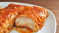 Seafood Enchiladas with Imitation Crab Seafood Enchiladas with Imitation Crab
