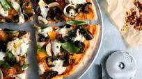 Roasted Eggplant and Buffalo Mozzarella Pizza Roasted Eggplant and Buffalo Mozzarella Pizza