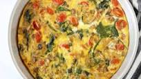 Spinach & Mushroom Crustless Quiche Spinach & Mushroom Crustless Quiche