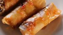 Whiskey Thai Chili Pulled Pork Belly Lumpia with Irish Cream Chile Sauce Whiskey Thai Chili Pulled Pork Belly Lumpia with Irish Cream Chile Sauce