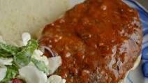 Vintage Barbecue Burgers made with Tomato Soup Vintage Barbecue Burgers made with Tomato Soup