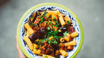 Sun Dried Tomato Ragu With Aubergine and Courgette Sun Dried Tomato Ragu With Aubergine and Courgette