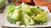 Greek-style iceberg lettuce Greek-style iceberg lettuce