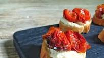Honey Balsamic Roasted Tomato Bruschetta Honey Balsamic Roasted Tomato Bruschetta