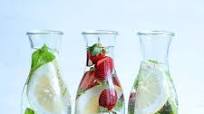 Infused Water With Lemon, Strawberries, Dragon Fruit, Kiwi & Mint Infused Water With Lemon, Strawberries, Dragon Fruit, Kiwi & Mint