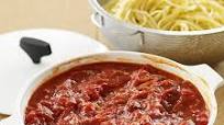 Tomato sauce with ground beef Tomato sauce with ground beef
