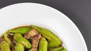 Adobong Okra with Pork Adobong Okra with Pork