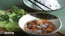 Vietnamese rice noodles with pork neck and meatballs (bun cha) Vietnamese rice noodles with pork neck and meatballs (bun cha)