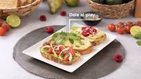 3 tostadas con aguacate 3 tostadas con aguacate