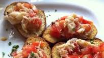 Crab Bruschetta Crab Bruschetta