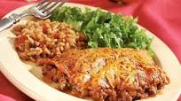 Easy Layered Beef Enchiladas Easy Layered Beef Enchiladas