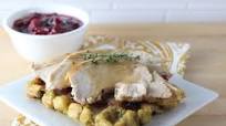 Turkey and Stuffing Waffle Turkey and Stuffing Waffle