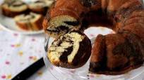 Eggless Marble Bundt Cake Eggless Marble Bundt Cake