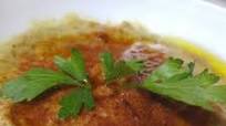 Receta árabe de hummus de berenjenas vegano Receta árabe de hummus de berenjenas vegano