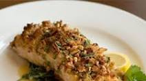 Alaska Salmon Bake with Pecan Crunch Coating Alaska Salmon Bake with Pecan Crunch Coating