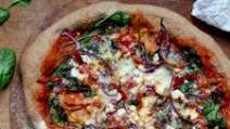 Roasted Red Pepper Pizza Roasted Red Pepper Pizza