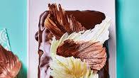 Marbled chocolate feather cake Marbled chocolate feather cake